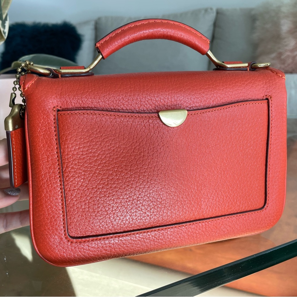 Coach Riley Top Handle 22 in Mango - Picture 5 of 15